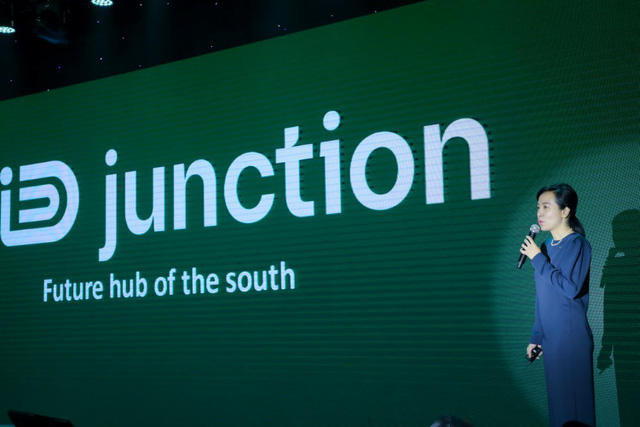 Bà Nguyễn Hương Giang- Tổng Giám Đốc Công ty Cổ phần Đầu tư và Xây dựng Tây Hồ (Tây Hồ Group) phát biểu tại buổi lễ