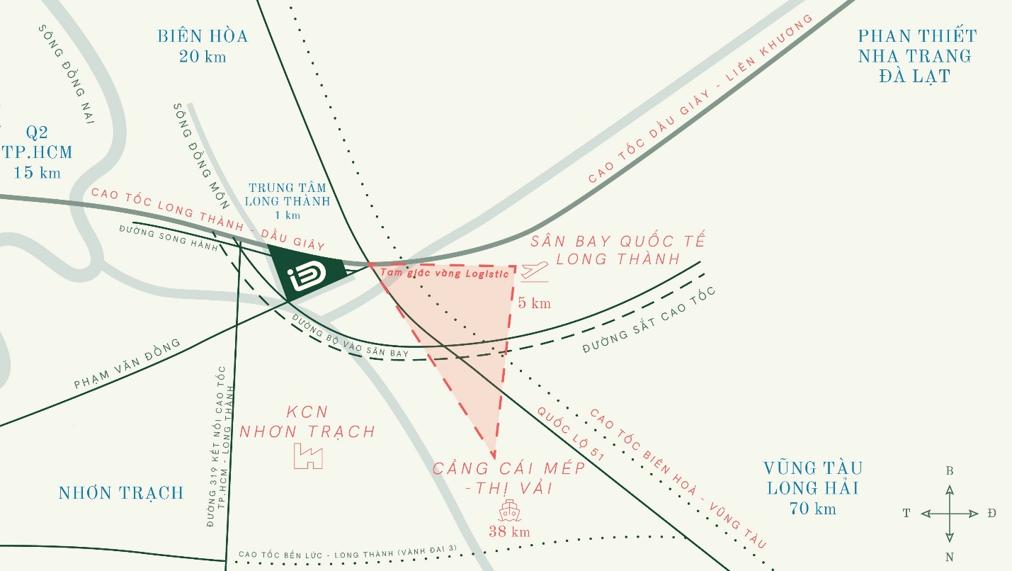 Khu đô thị giao thoa iD Junction sẽ  trở thành giao điểm thương mại miền Nam, là miền đất tương lai cho công dân toàn cầu